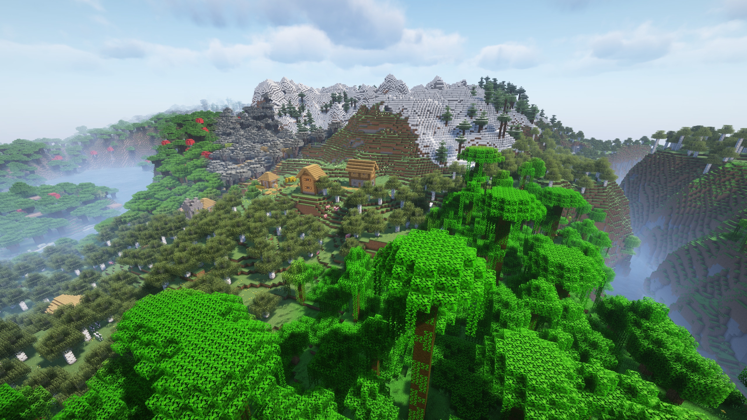 Village with Access to Almost Every Wood Type Nearby