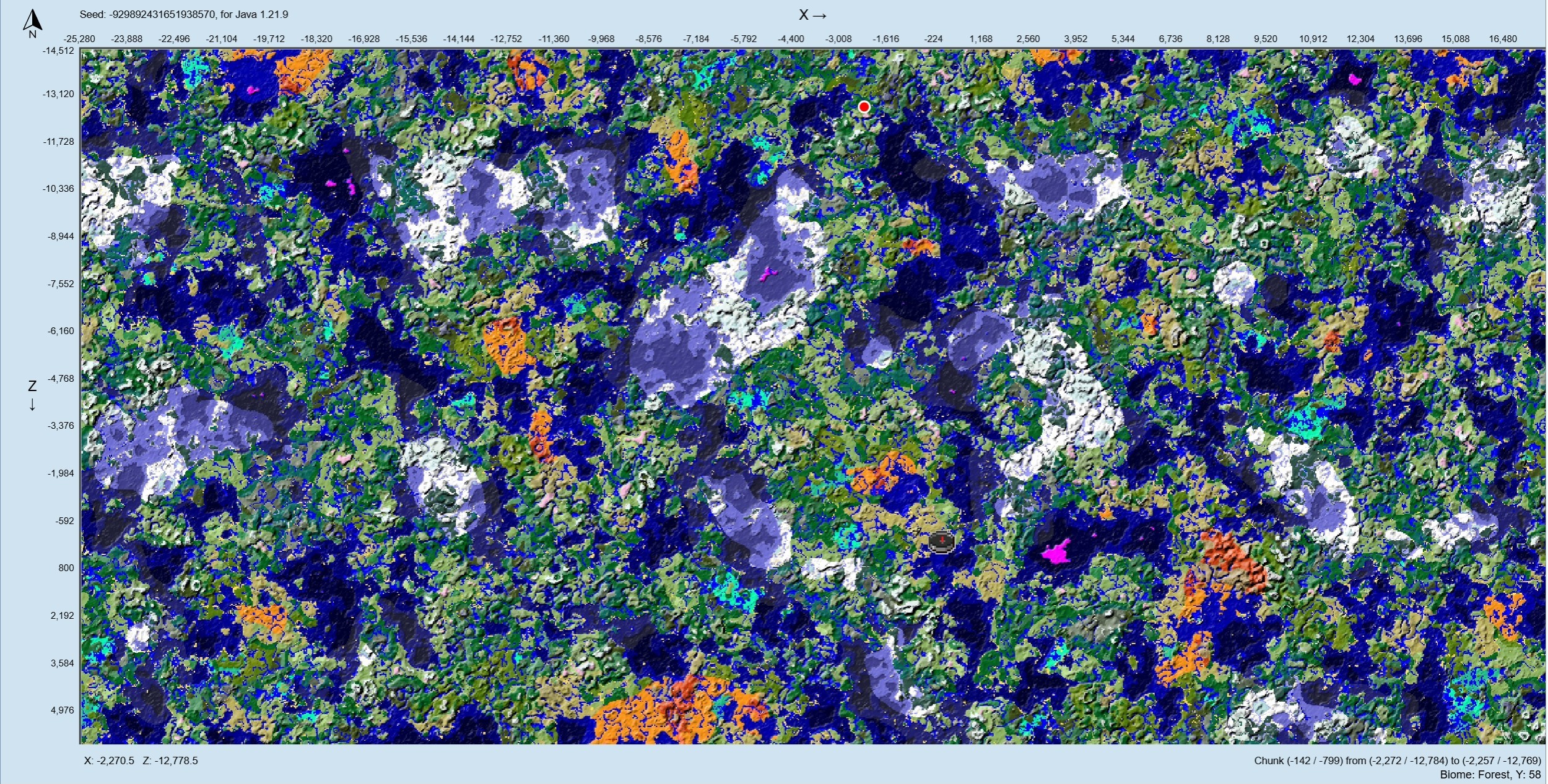 Large Continent at Spawn