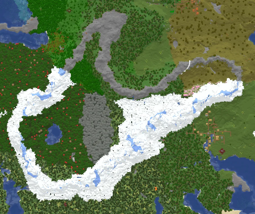 Mountain Circle with All Wood Types, Including Mangrove