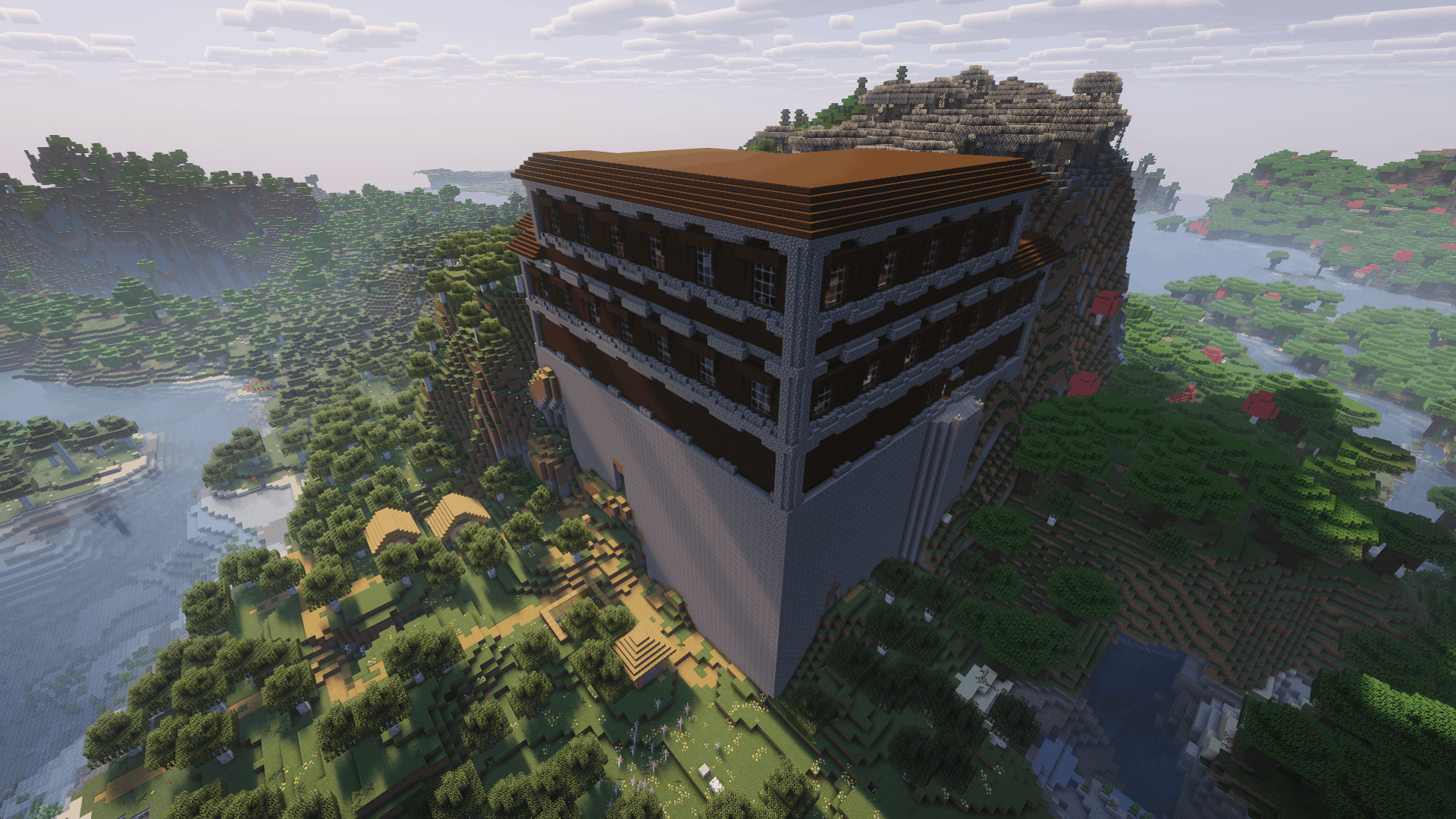 Mansion with Roof-top Village - Screenshot 2