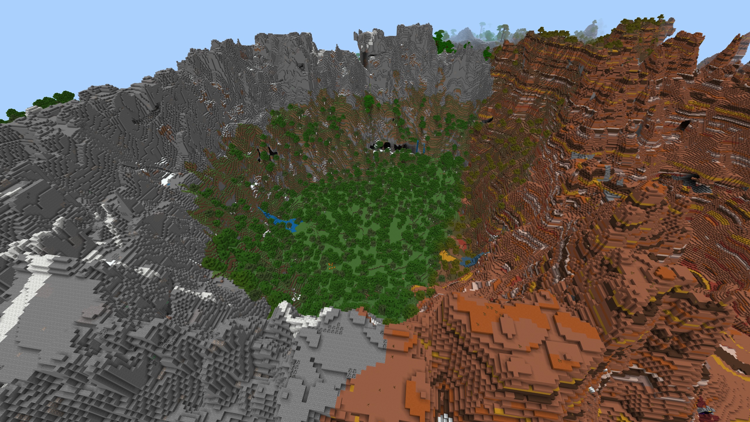 Max Height Multi Biome Mountain Circle