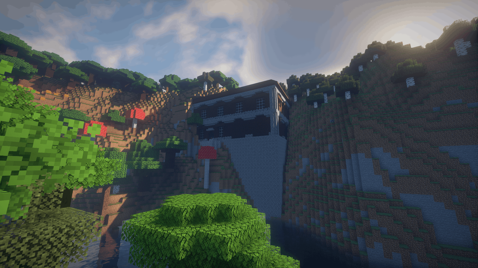 Buried Mansion with Outpost on the Roof - Screenshot 2