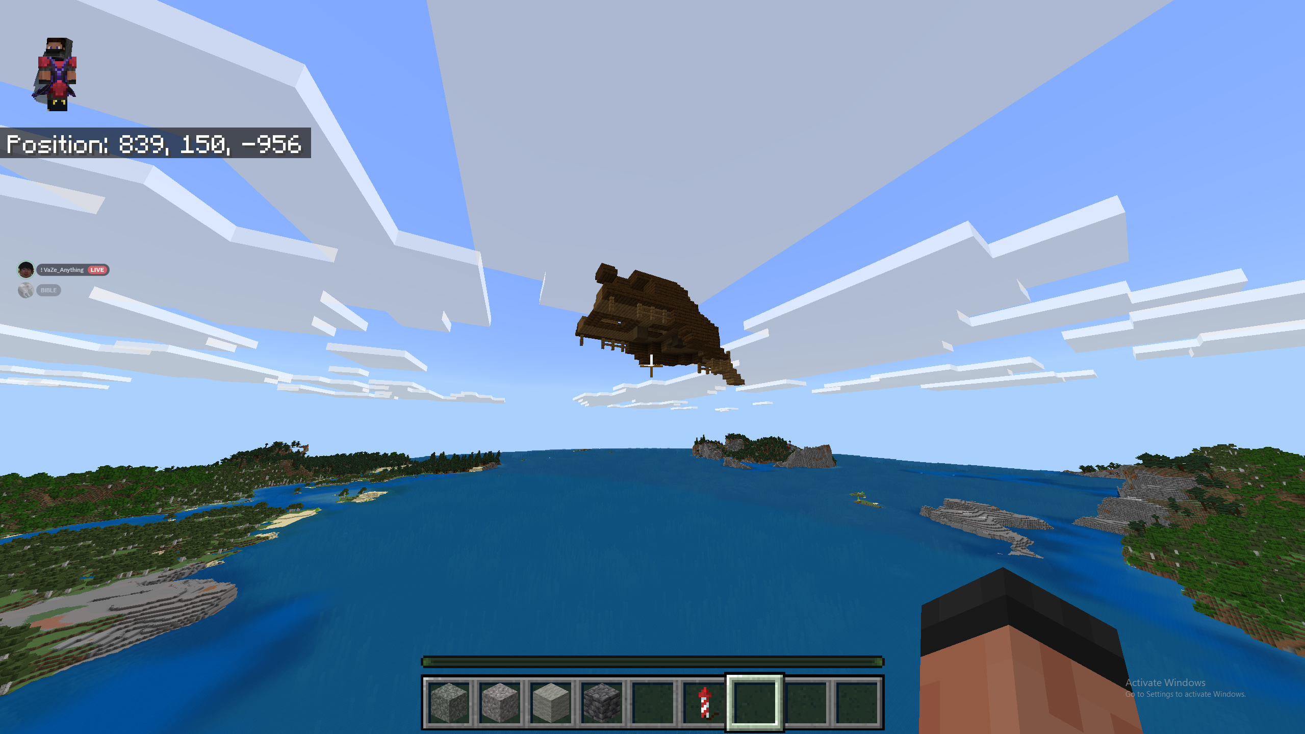 Flying Shipwreck (100 Blocks Out of Water) - Screenshot 1