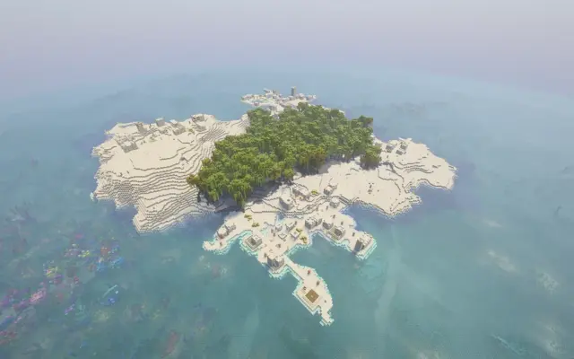 Quad Village Mangrove Swamp Island at Spawn