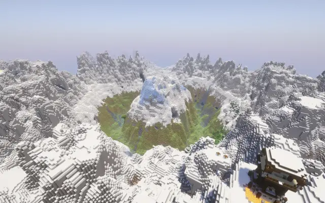 Frozen Peaks Inside Jagged Peaks