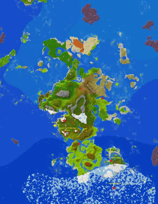 Biome Diverse Continent Spawn