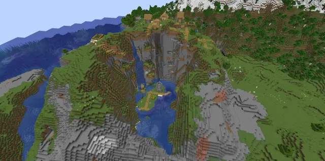 Village in a Sink Hole