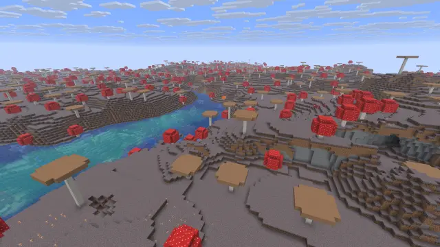 Exceptionally Large Mushroom Fields Biome