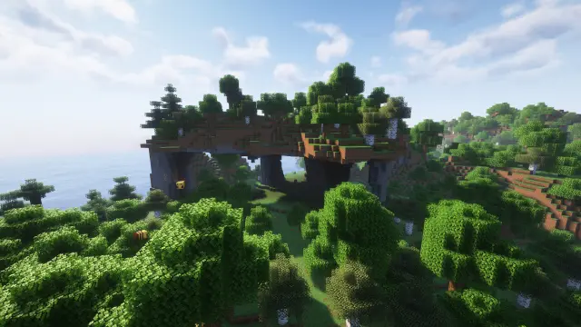 Cool Raised Formation on Island Spawn