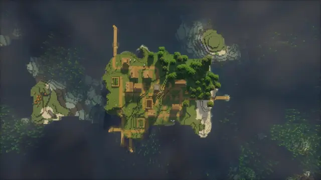 Spawn on Abandoned Village Island